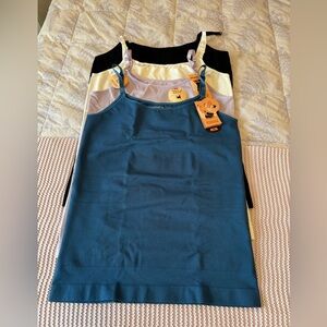 Shapermint Camisoles in Blue, White, Lavender and Black